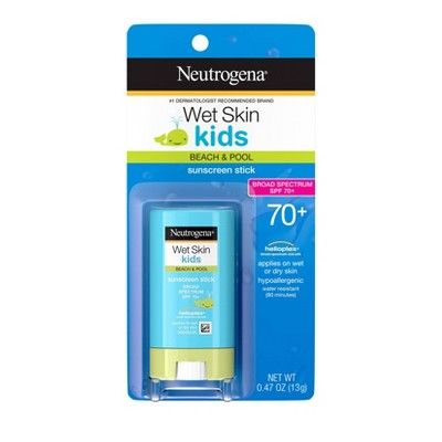 Neutrogena Wet Skin Kids Sunscreen Stick - SPF 70 - 0.47oz | Target