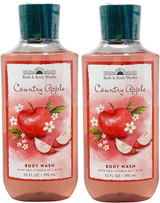 Bath and Body Works (2) Country Apple Shower Gels-10 oz. Bottles | Amazon (US)