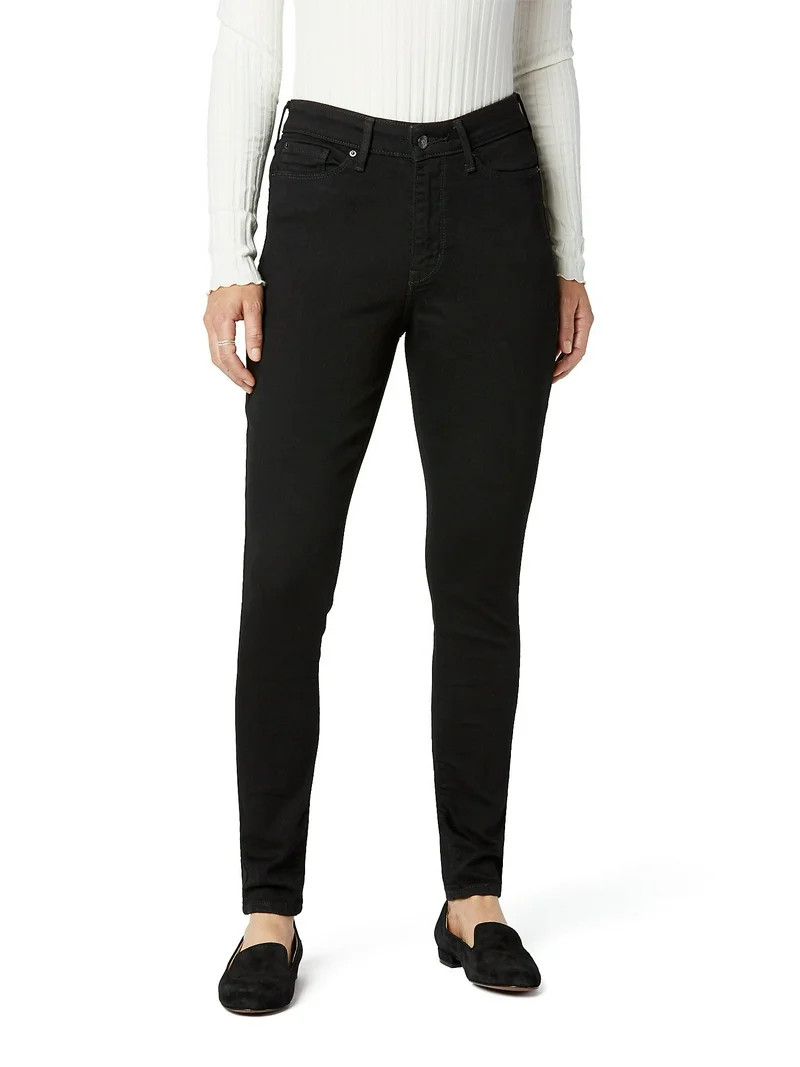 Levi Strauss Signature Women's and Women's Plus High Rise Skinny Jeans, Inseams: Short, Regular a... | Walmart (US)