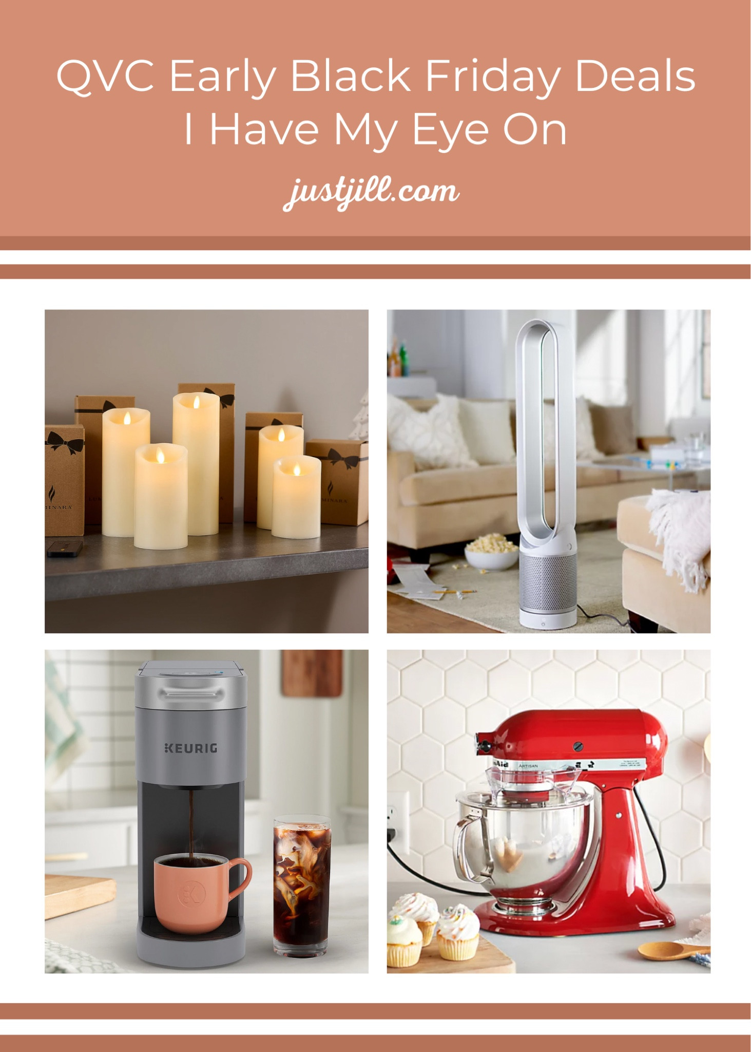 QVC just added a bunch of items at Black Friday Sale prices! Here are some that stand out from Kitchen Aid, Luminara, Keurig and Dyson. 

#LTKsalealert #LTKhome #LTKSeasonal