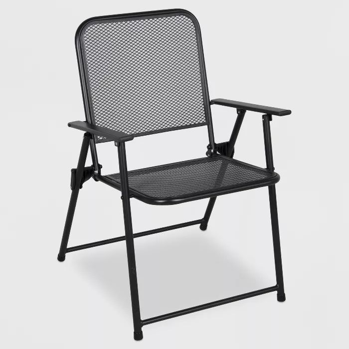 Metal Mesh Folding Patio Chair - Threshold™ | Target