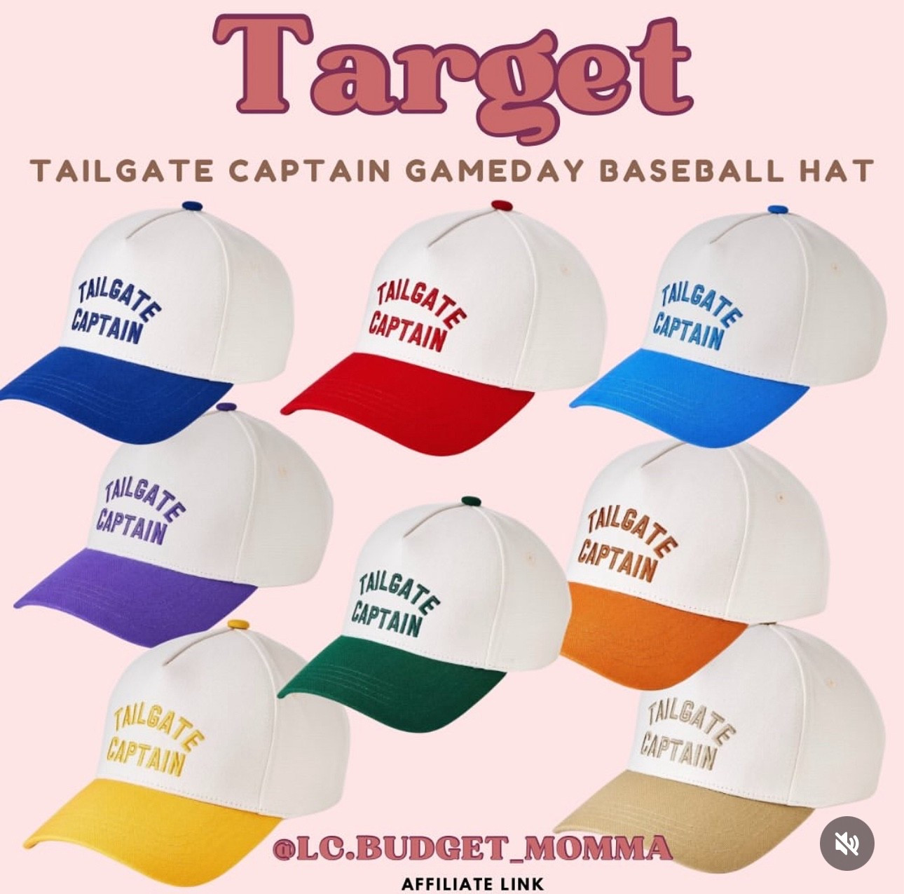 $15 Game Day hats at Target 

#hat #cap #womens #target #targetstyle #targetfinds #gameday #tailegate #baseballhat

#LTKSeasonal #LTKStyleTip