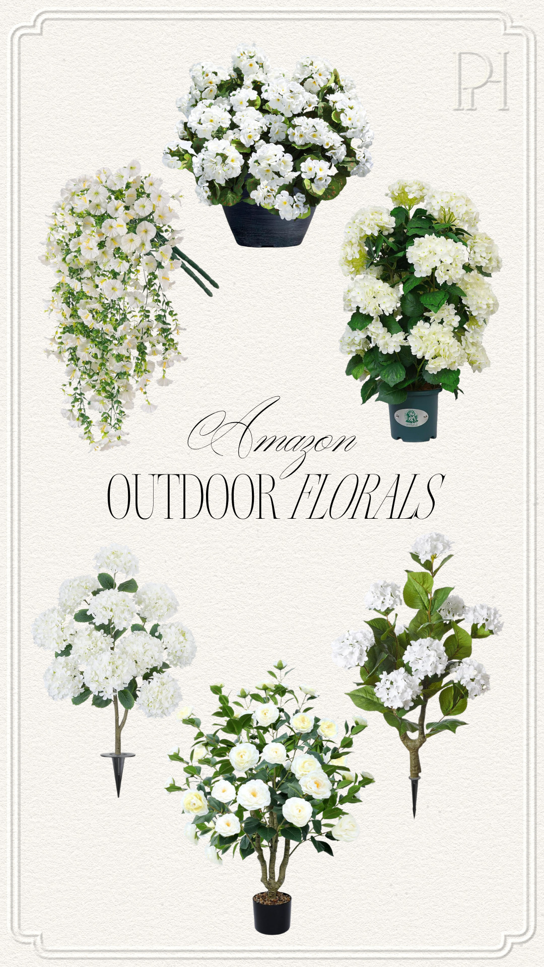 My top outdoor faux flowers from Amazon!

zero maintenance flowers, outdoor decor, patio decor, white flowers, outdoor flowers, patio florals, faux hydrangeas, faux hanging flowers 

 #LTKSeasonal #LTKHome
