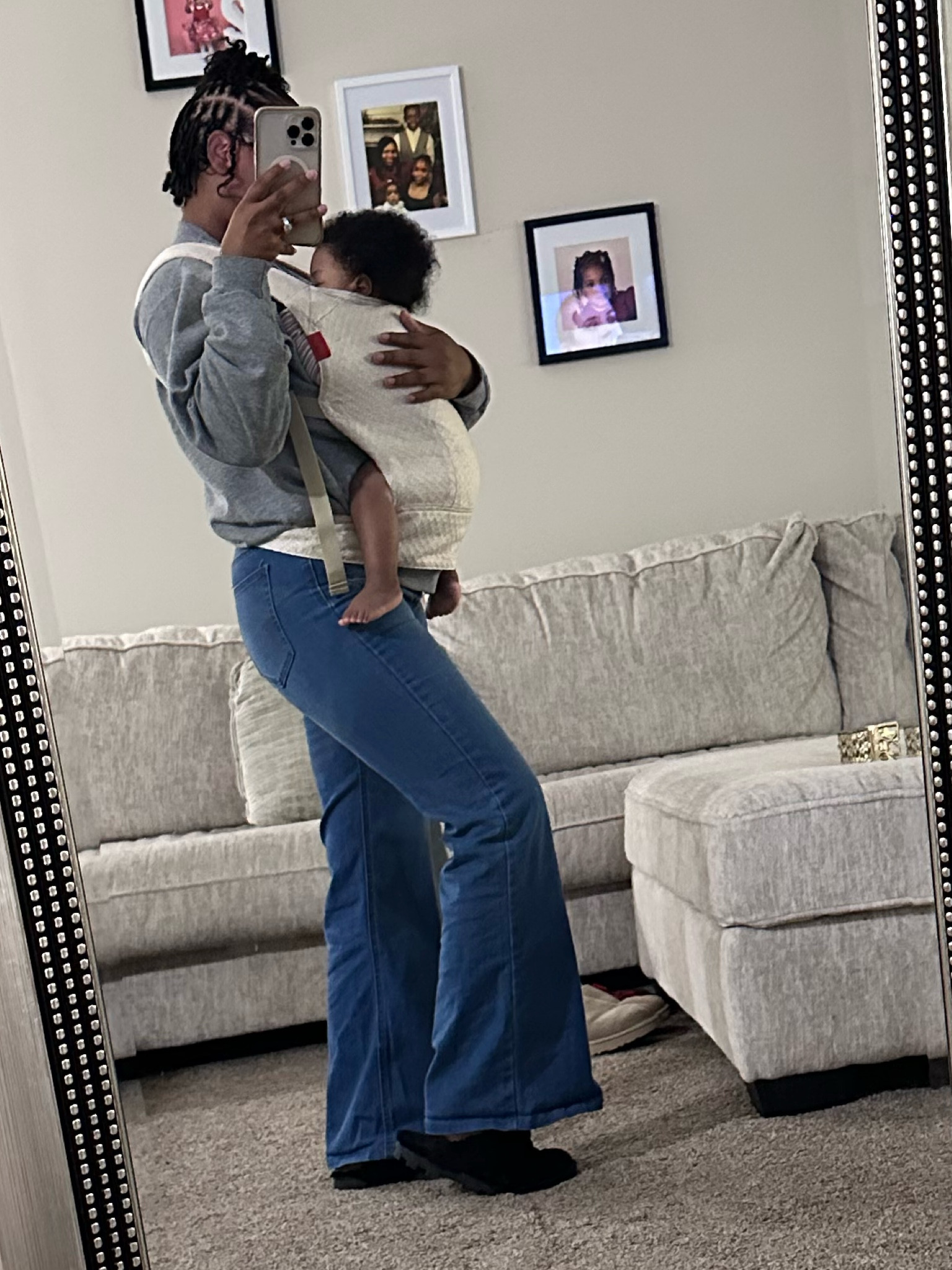 My baby absolutely loves this carrier 😍 She falls asleep instantly and it allows me to get stuff done. A win is a win 🙌🏽 #baby #babyaccessory

#LTKBaby