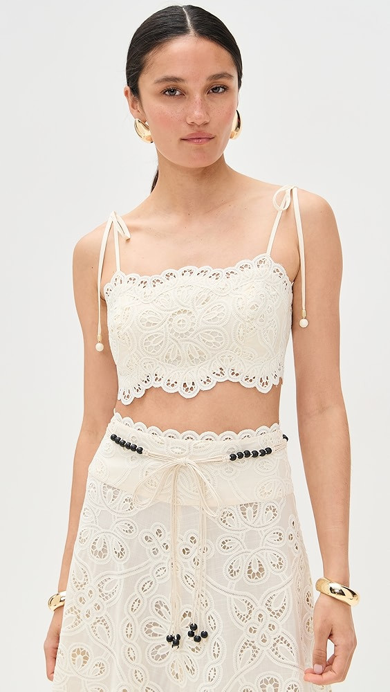 Zimmermann Rhiannon Embroidered Bodice | Shopbop | Shopbop