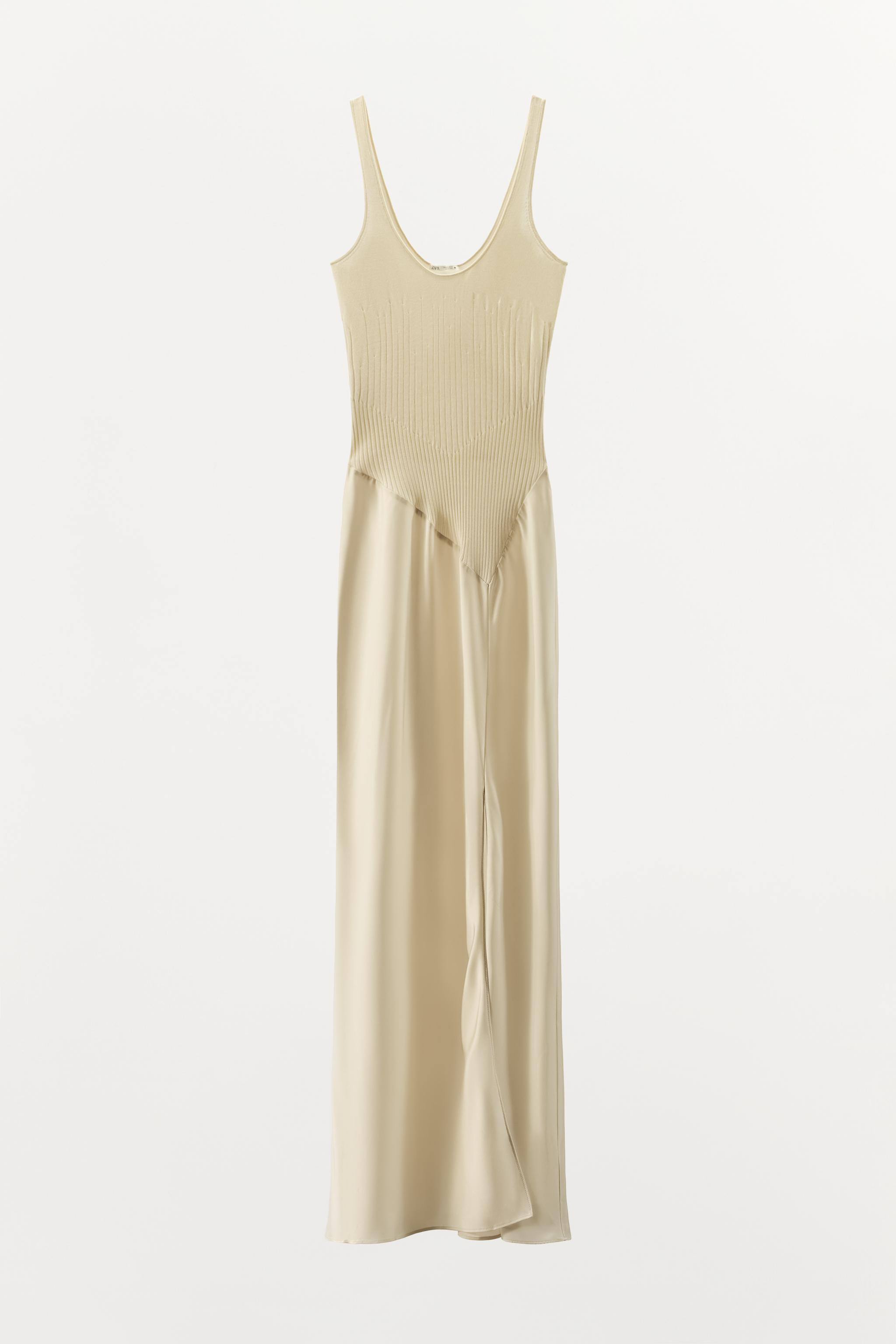 COMBINATION KNIT DRESS | Zara US