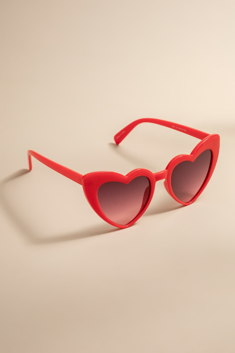 Rosseta Heart Shaped Sunglasses | Francesca's
