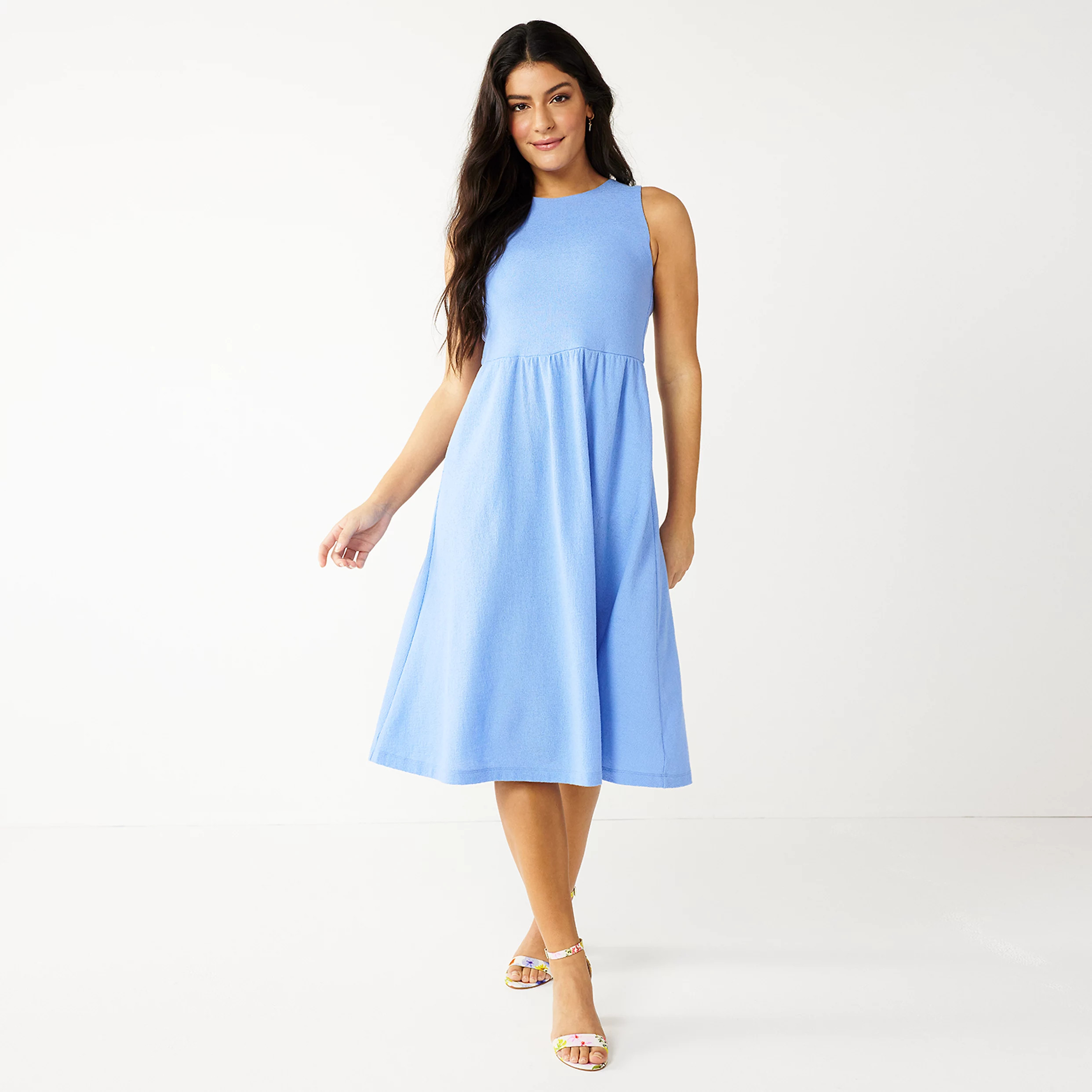 Women's DRAPER JAMES RSVP™ Sleeveless Knit Midi Dress | Kohl's