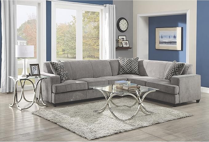 Tess Sectional Sofa for Corners Grey | Amazon (US)