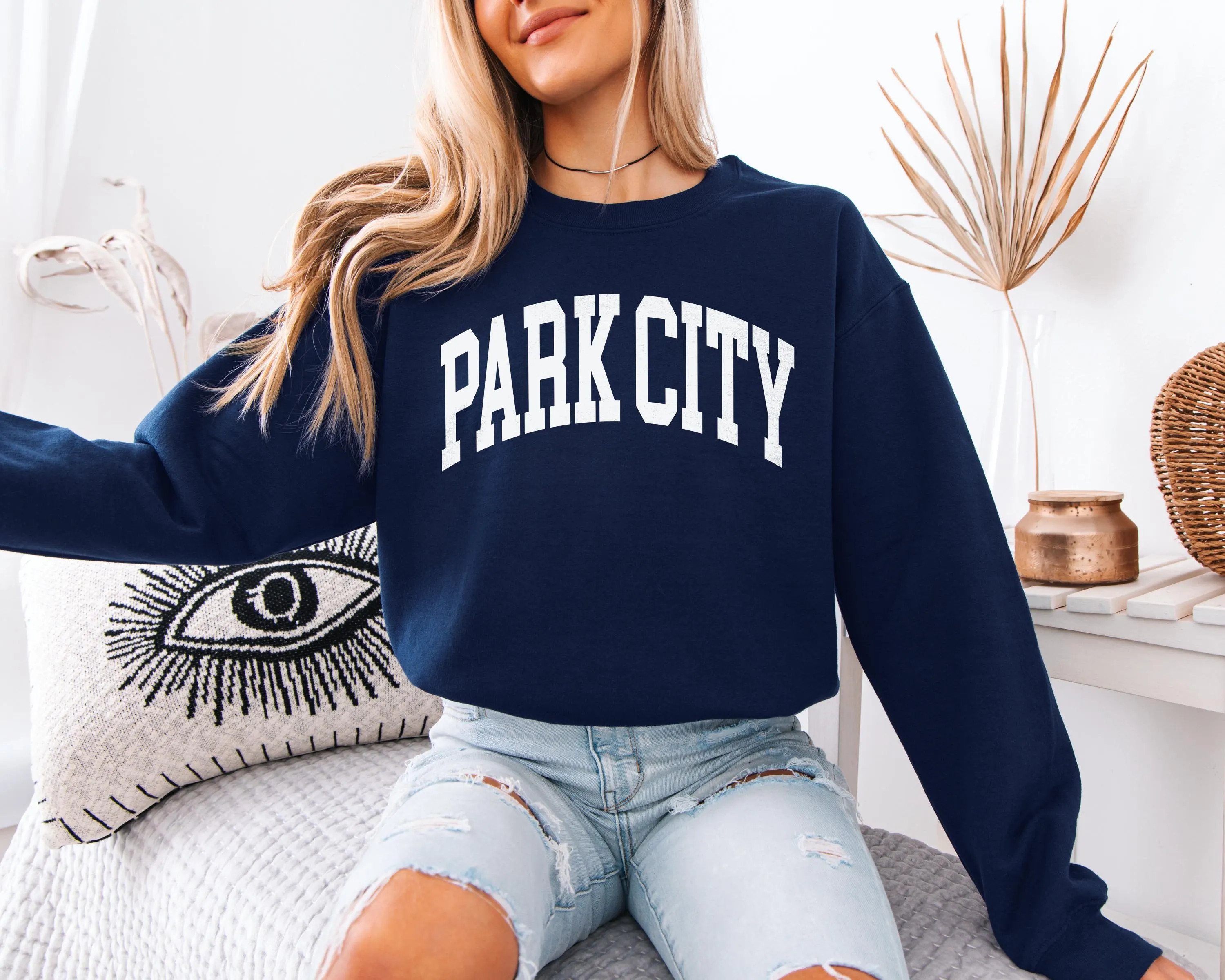 Park City Sweatshirt, Vintage Varsity Crewneck, Unisex Travel Gift | Etsy (Global)
