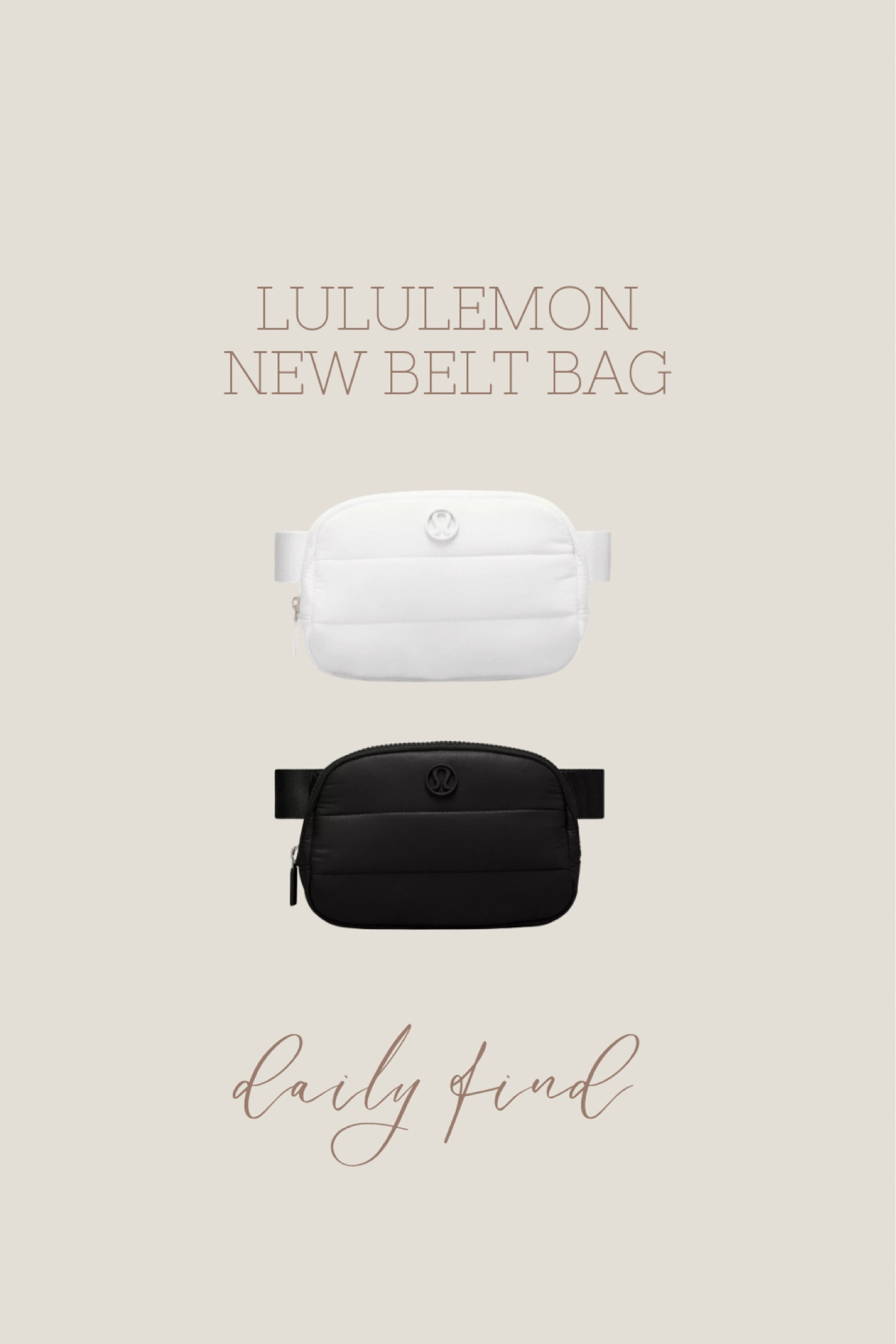 New belt bags from Lululemon! 

#LTKstyletip #LTKtravel