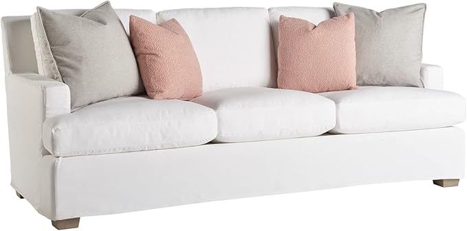 Universal Furniture Miranda Kerr Malibu White Lacquer Slipcover Sofa | Amazon (US)