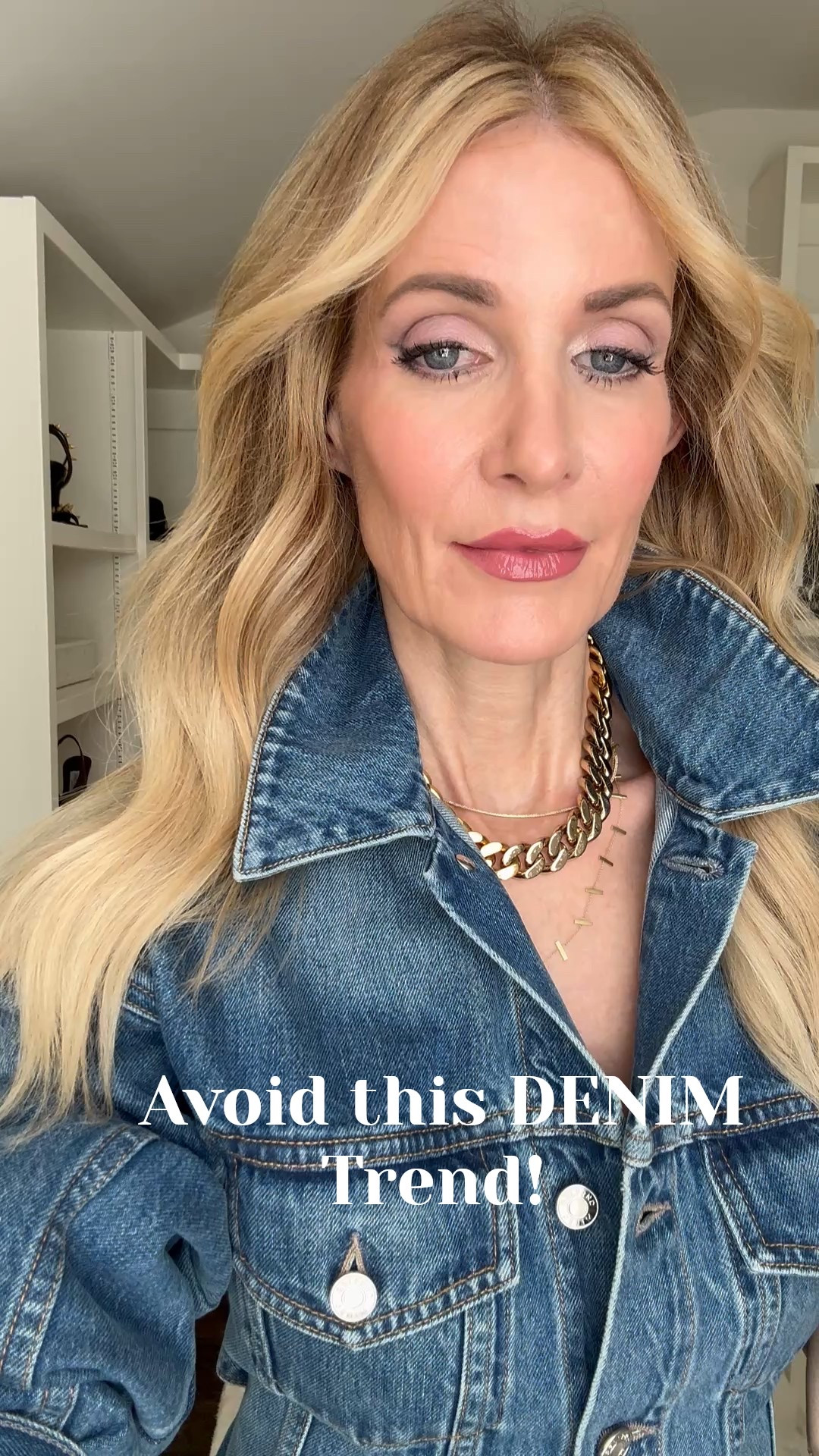 If you want to look modern and chic in 2026, skip denim with heavy fraying at the hem. Instead, opt for clean hem jeans like these — they instantly make your outfit feel elevated and current. I love this light-to-medium wash and the high-to-mid rise fit; they’re super comfortable and the back pockets are perfectly placed for a flattering shape. I paired them with this denim jacket that cinches at the waist, which gives you beautiful definition and keeps a denim-on-denim look feeling tailored, not boxy. It’s polished, streamlined, and so easy to wear.

Wearing XS in the jacket and 24 in the jeans. 💙 

 #LTKootd #LTKOver40 #LTKSaleAlert