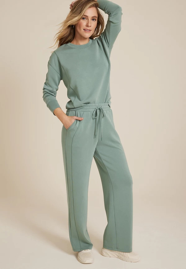 Cloud Scuba Wide Leg Sweatpant | Maurices