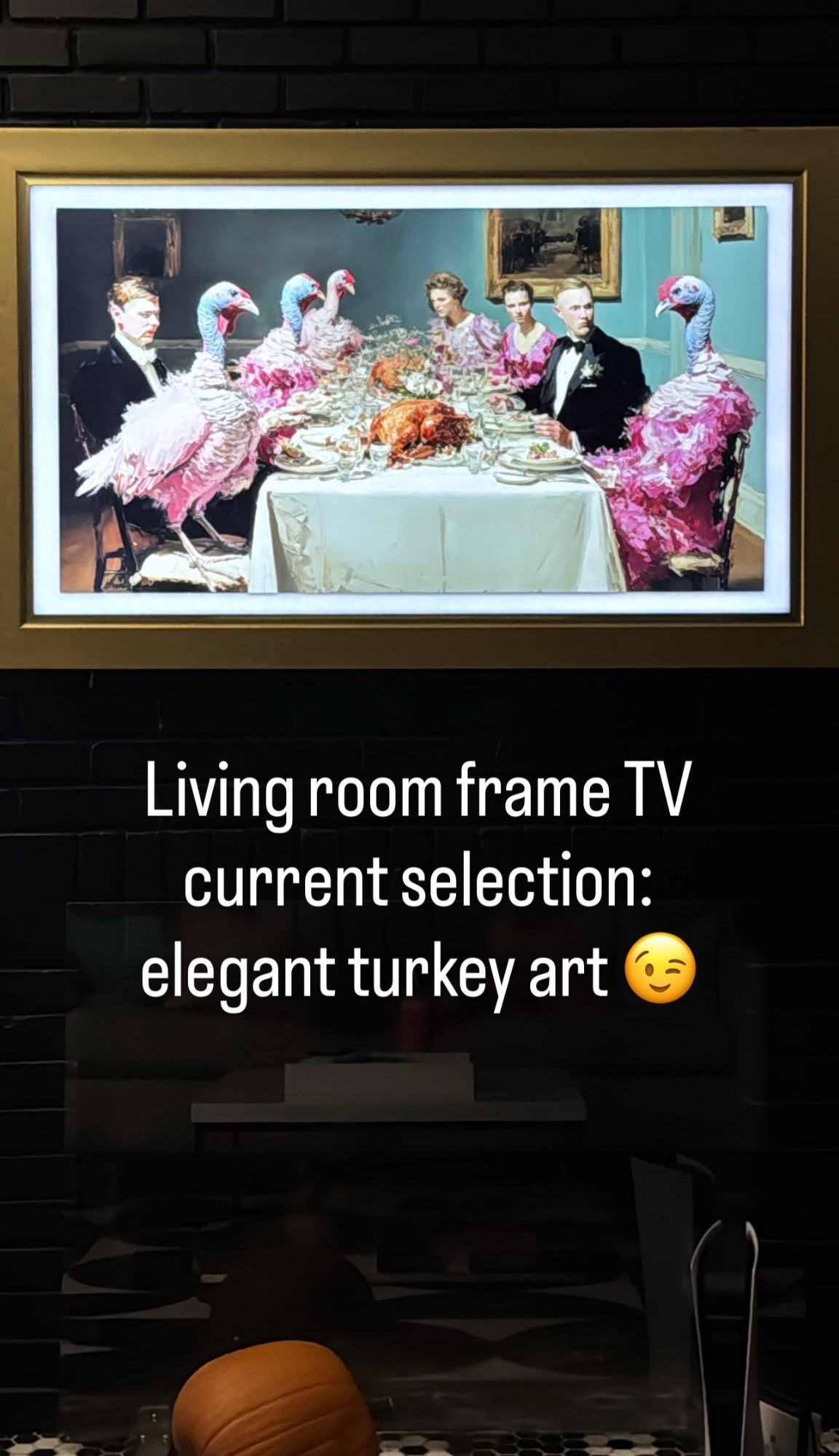 Thanksgiving art on my beloved frame TV  

#LTKHome #LTKHoliday