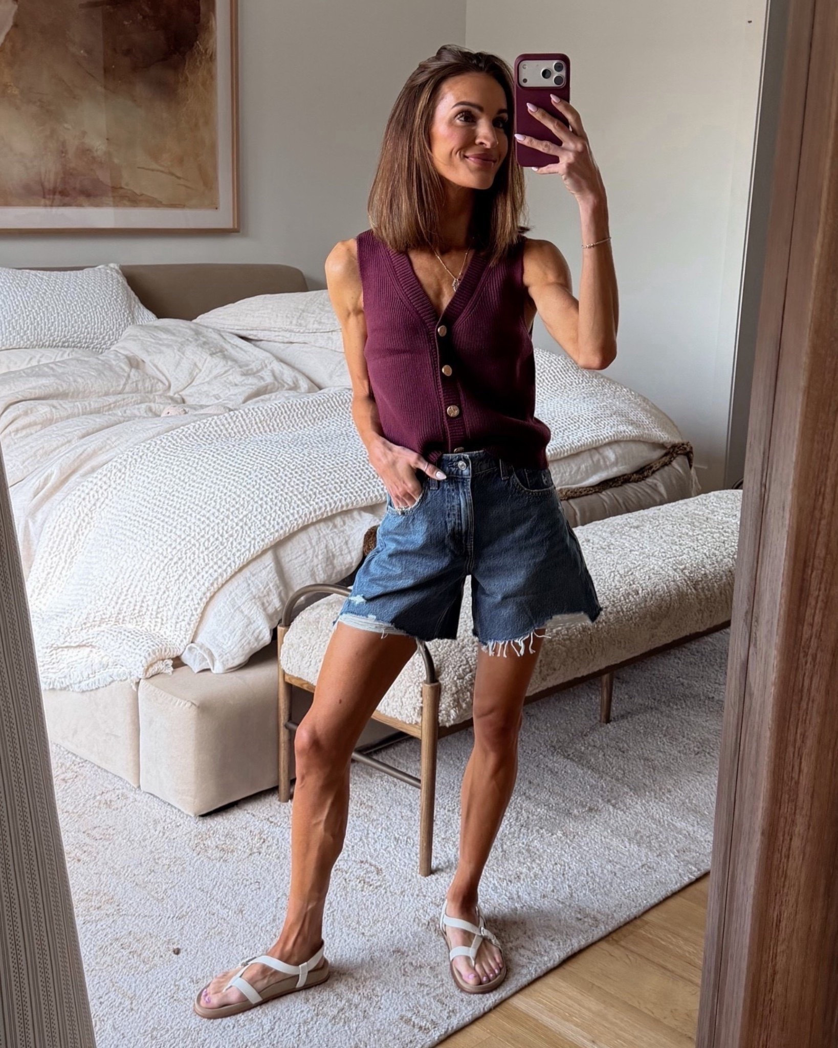 yayyy! these shorts and vest are both marked down today!! 🙌🏼 use code AF20 for an additional 20% off in the app! 🤍