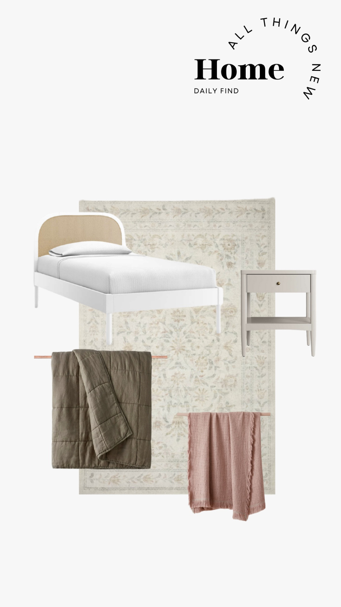 Girl bedroom
#floral
#softcolors
#bed
#rug
#throw
#quilt

#LTKhome #LTKstyletip #LTKkids