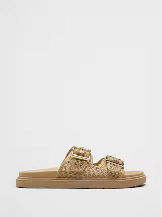 Double Strap Buckle Sandal | Banana Republic Factory