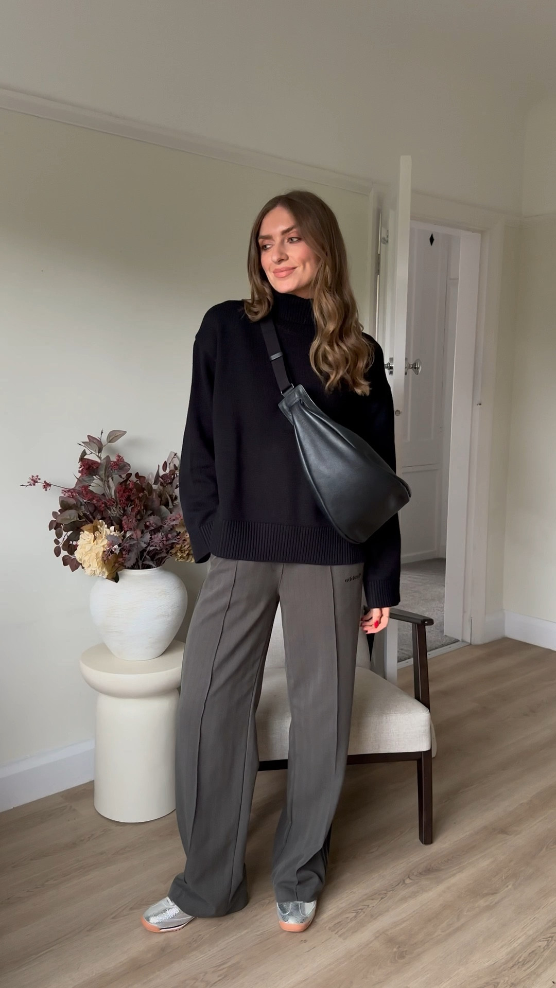 Comfy/casual weekend outfit that’s not jeans 
Small in the Dissh jumper
Small in the adidas tailored joggers
Adidas silver trainers 
My exact bag is The Row ‘large banana slouchy bag’ I did not pay for price 🤯😭 I bought mine in the sale 3 years ago for 70% off (find of the century) not that I need to explain but the full price knocks me a bit sick 😂

#LTKwinter #LTKuk #LTKautumn