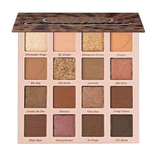 ColourPop Shadow Palette - Brown, Gold & Neutral Palette with Metallic and Matte Finishes - High-Pigment Makeup with a Long- Not a Box of Chocolates (0.79 oz) | Amazon (US)