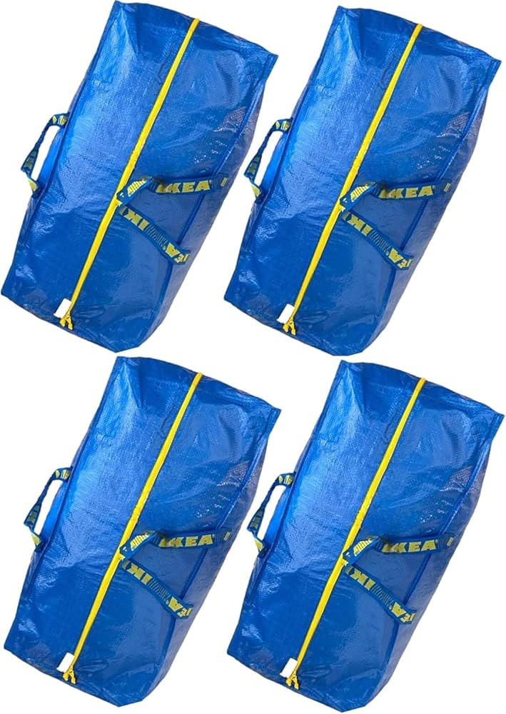 IKEA 901.491.48 Frakta Storage Bag, Blue, 4 Pack | Amazon (US)