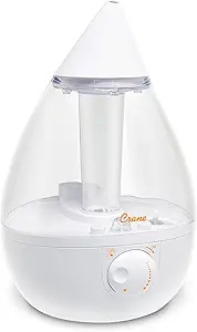 Crane Ultrasonic Humidifiers for Bedroom and Office, 1 Gallon Cool Mist Air Humidifier for Large ... | Amazon (US)