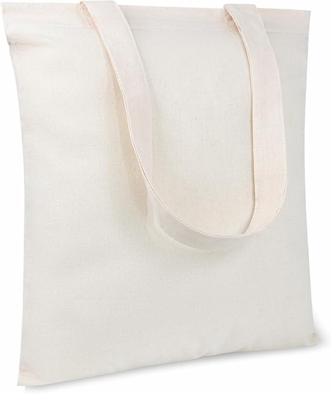 TOPDesign 10-Pack Economical 11.8"x13" Cotton Tote Bags, Lightweight Small Reusable Grocery Shopp... | Amazon (US)