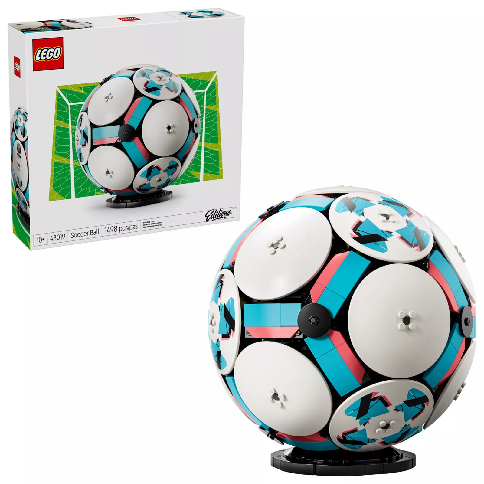 LEGO Editions Soccer Ball 43019 Building Kit (1498 Pieces), Multi | Kohl's