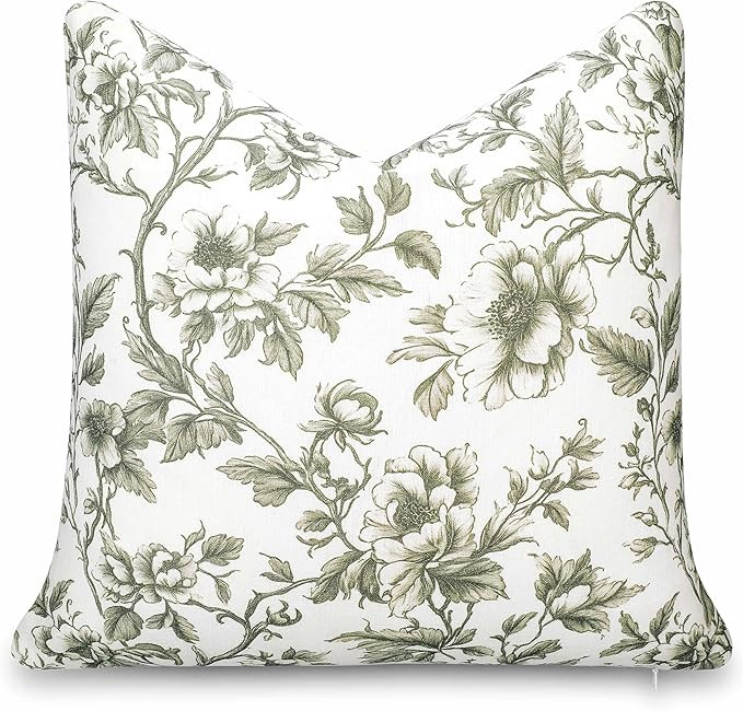 Crumbs Home Modern Farmhouse California Casual Indoor Outdoor Throw Pillow Cover, 20"x20" Water R... | Amazon (US)