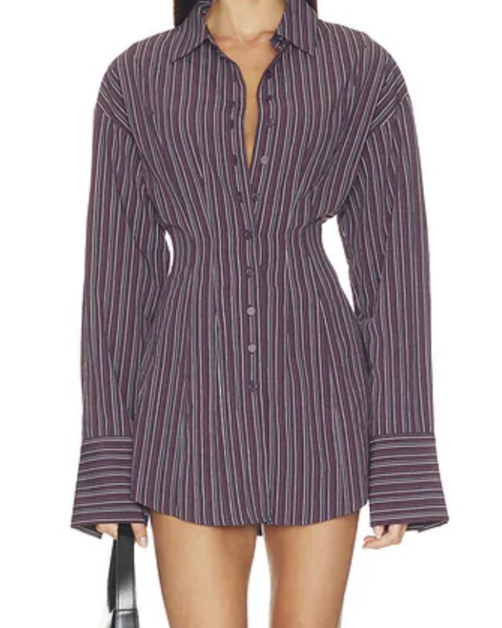 Stripe dress
Shirt dress