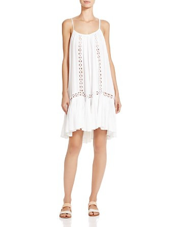 Crocheted Trim Dress Swim Cover Up | Bloomingdale's (US)