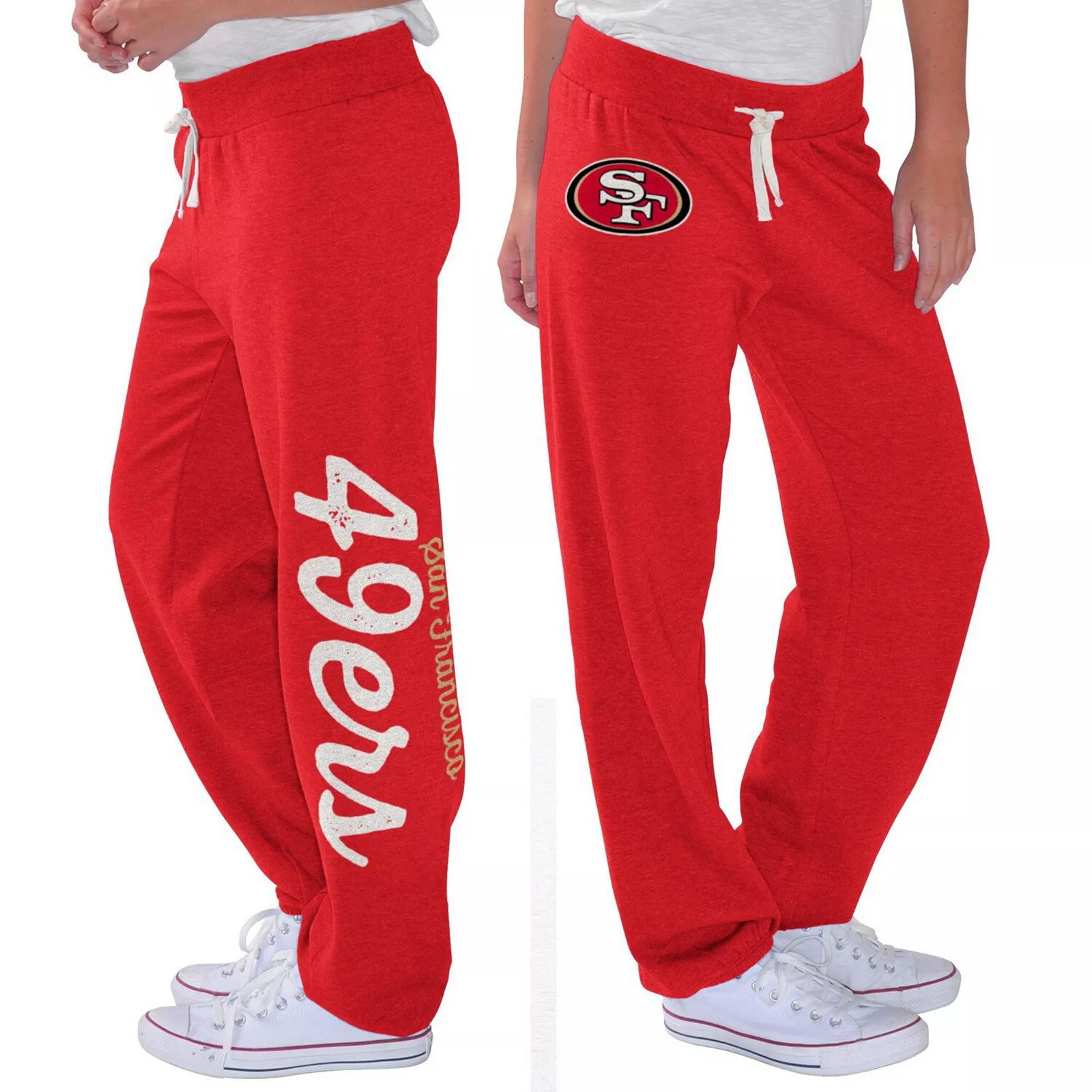 Women's G-III 4Her by Carl Banks Scarlet San Francisco 49ers Scrimmage Fleece Pants, Size: Medium... | Kohl's