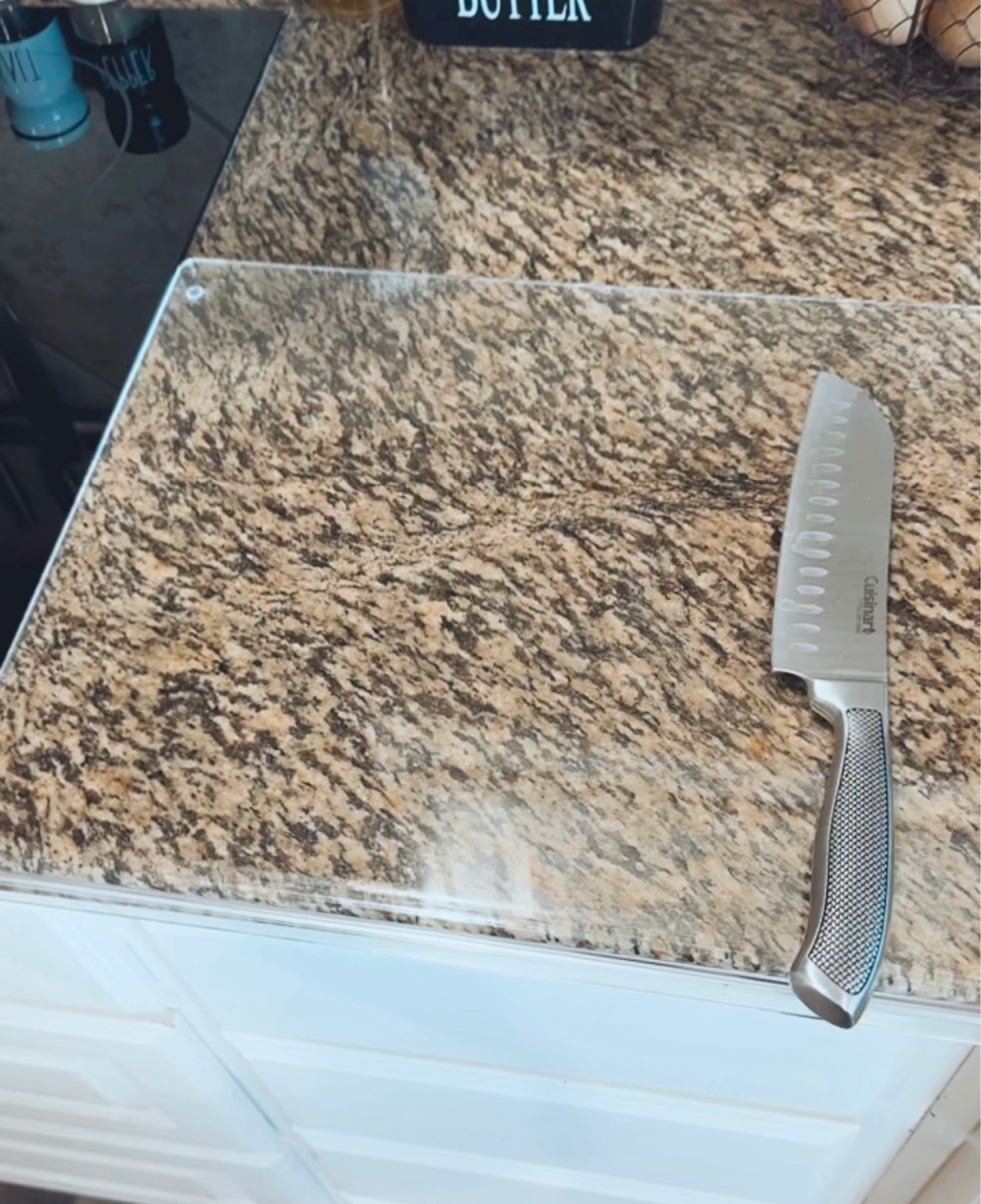 Acrylic cutting board non slip 
Obsessed with the convenience of this and it’s so easy to clean! 

#LTKfindsunder50 #LTKhome #LTKfamily