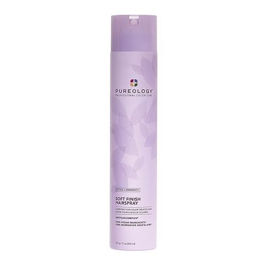 Pureology Style + Protect Soft Finish Hairspray For Color-Treated Hair - Provides Flexible Hold a... | Amazon (US)