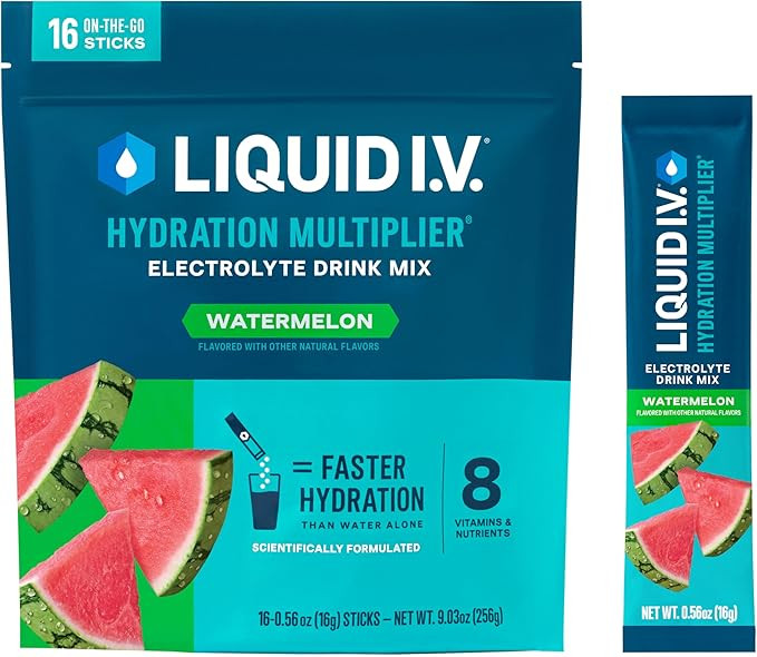 Liquid I.V.® Hydration Multiplier® - Watermelon | Electrolyte Powder Drink Mix | 1 Pack (16 Ser... | Amazon (US)