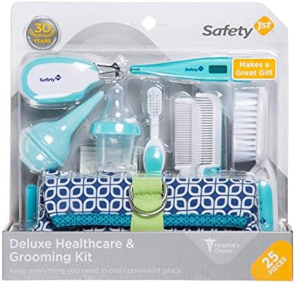 Safety 1st Deluxe 25-Piece Baby Healthcare and Grooming Kit (Arctic Blue) | Amazon (US)