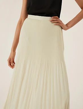 Pleated Midaxi Skirt | M&S Collection | M&S | Marks & Spencer (UK)