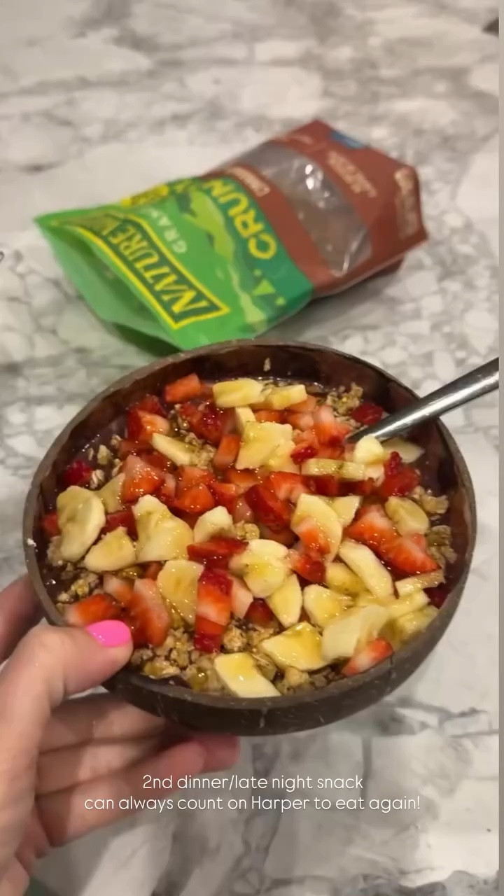 2nd dinner/late night snack
can always count on Harper to eat again!