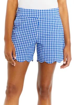 Crown & Ivy™ Women's Scalloped Millennium Printed Shorts | Belk