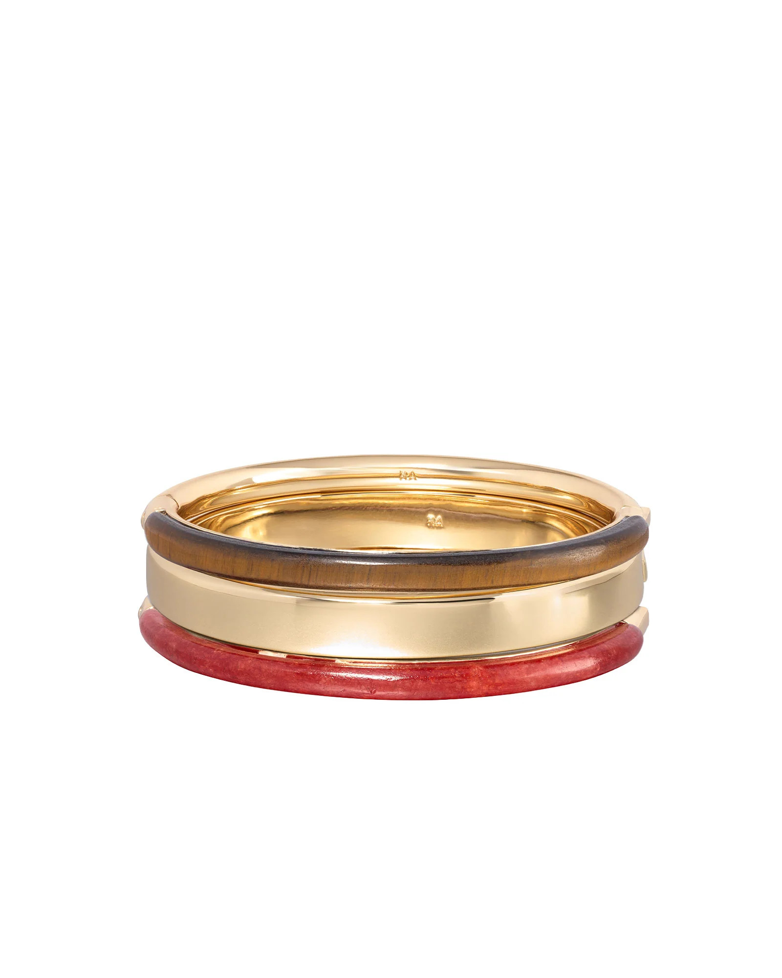 The Stone Hinged Bracelet Trio | Roxanne Assoulin