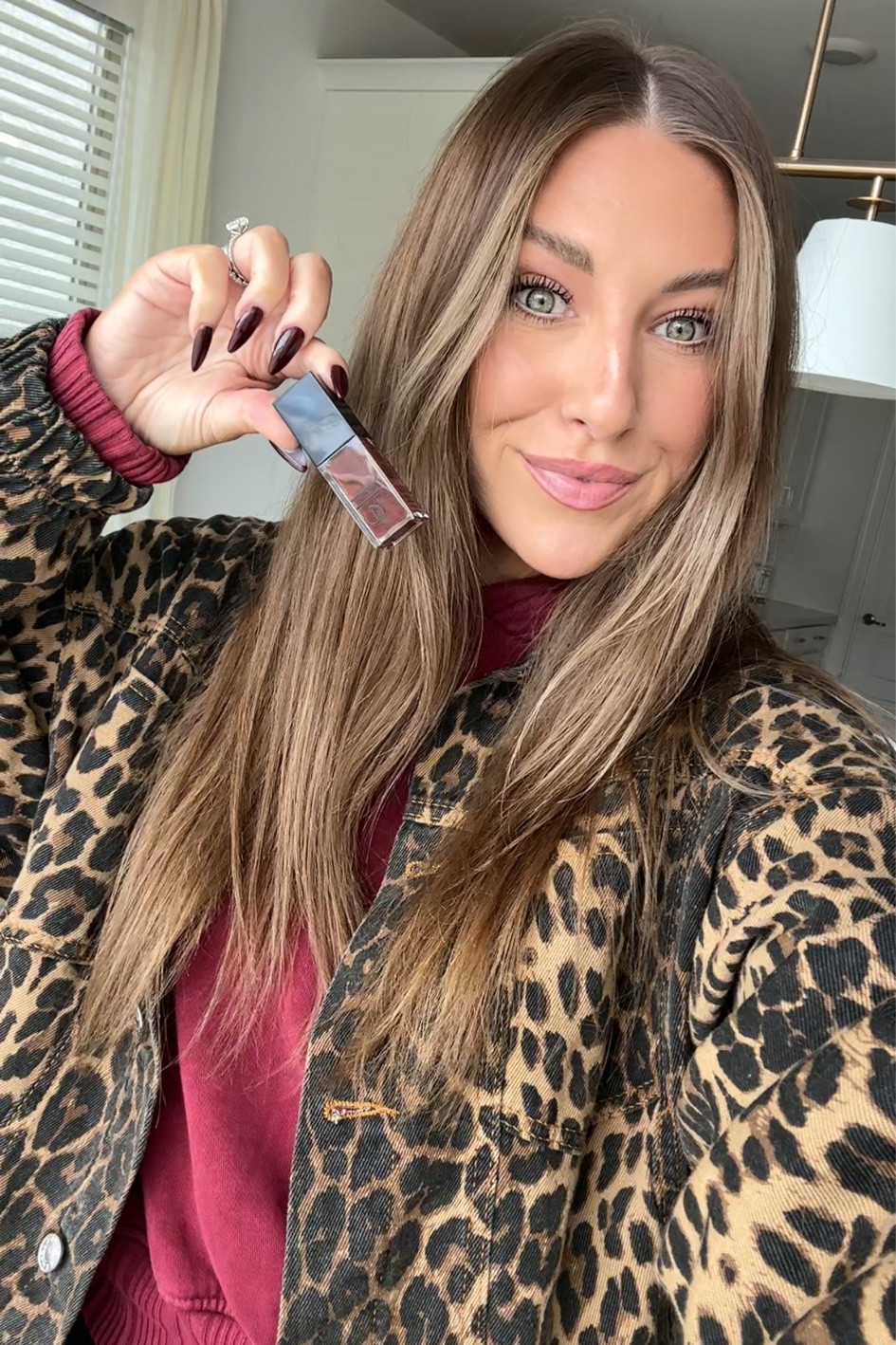 Viral lip oil from Elf!! Color is Jam Session