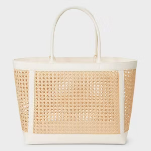 Caning Tote Handbag - A New Day™ | Target