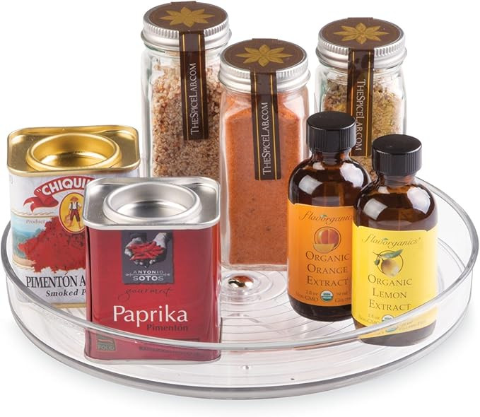 iDesign Recycled Plastic Lazy Susan Turntable Organizer Pantry, Bathroom, General Storage and Mor... | Amazon (US)