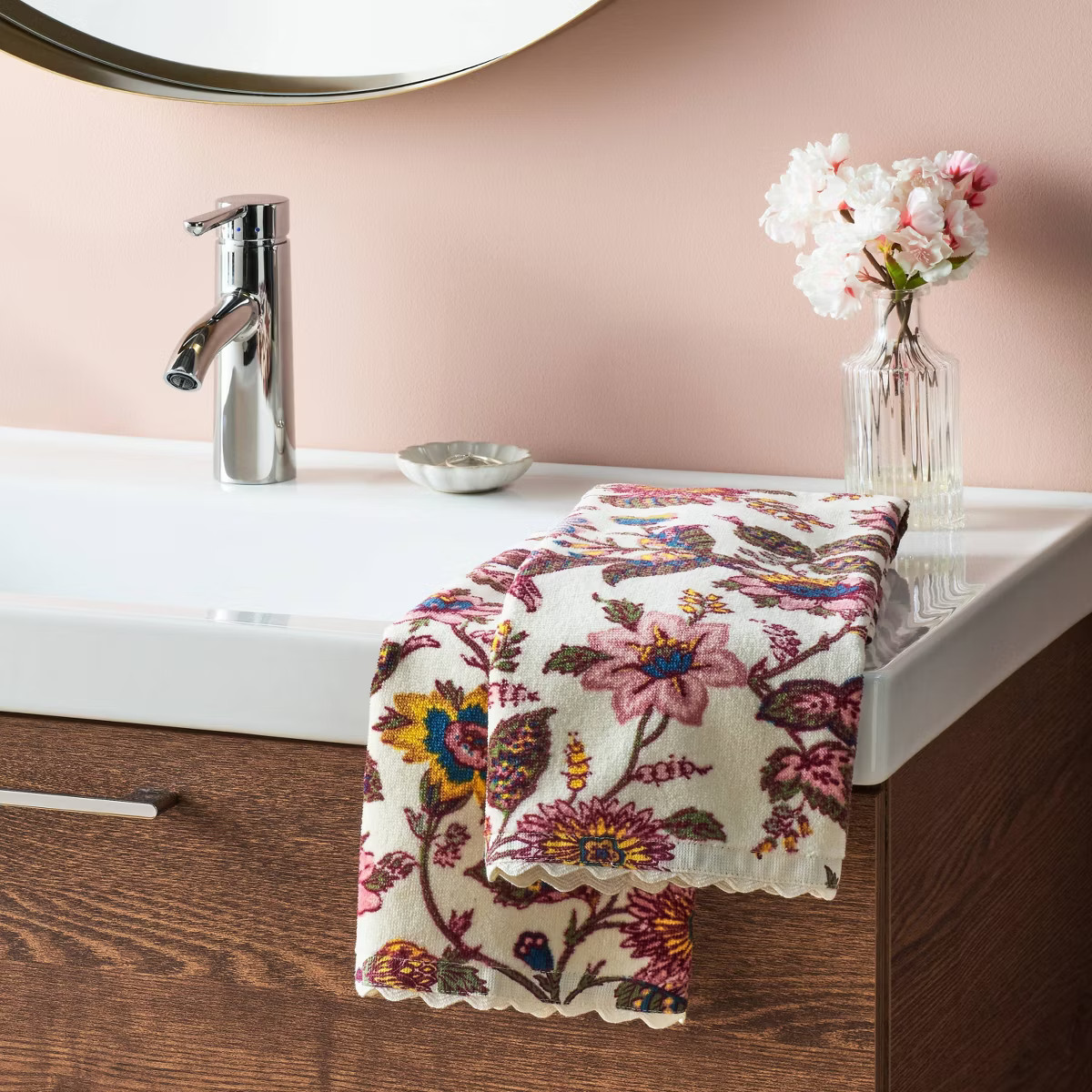 2pk Adelaide Floral Hand Towel Set - Threshold™ | Target