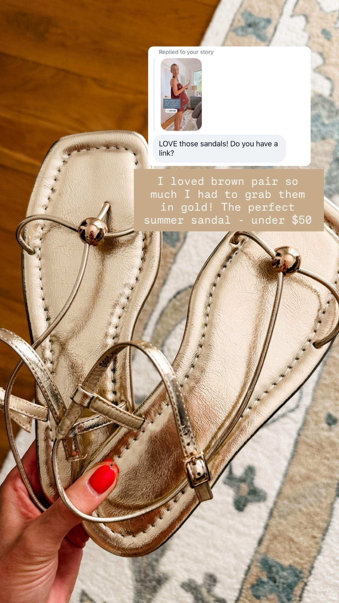 Youll reach for these gold sandals all summer! They’re under $50 👏🏼

Loverly Grey, Amazon sandals, summer sandals

#LTKSeasonal #LTKootd