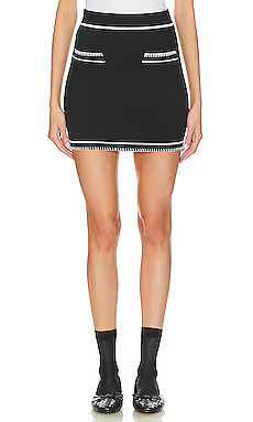 SNDYS Beverly Mini Skirt in Black from Revolve.com | Revolve Clothing (Global)