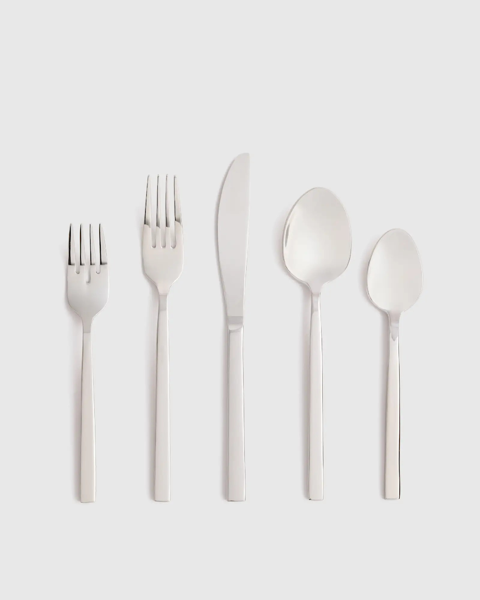 Fortessa Arezzo 20 Piece Flatware Set  in Polished Stainless Steel | Quince