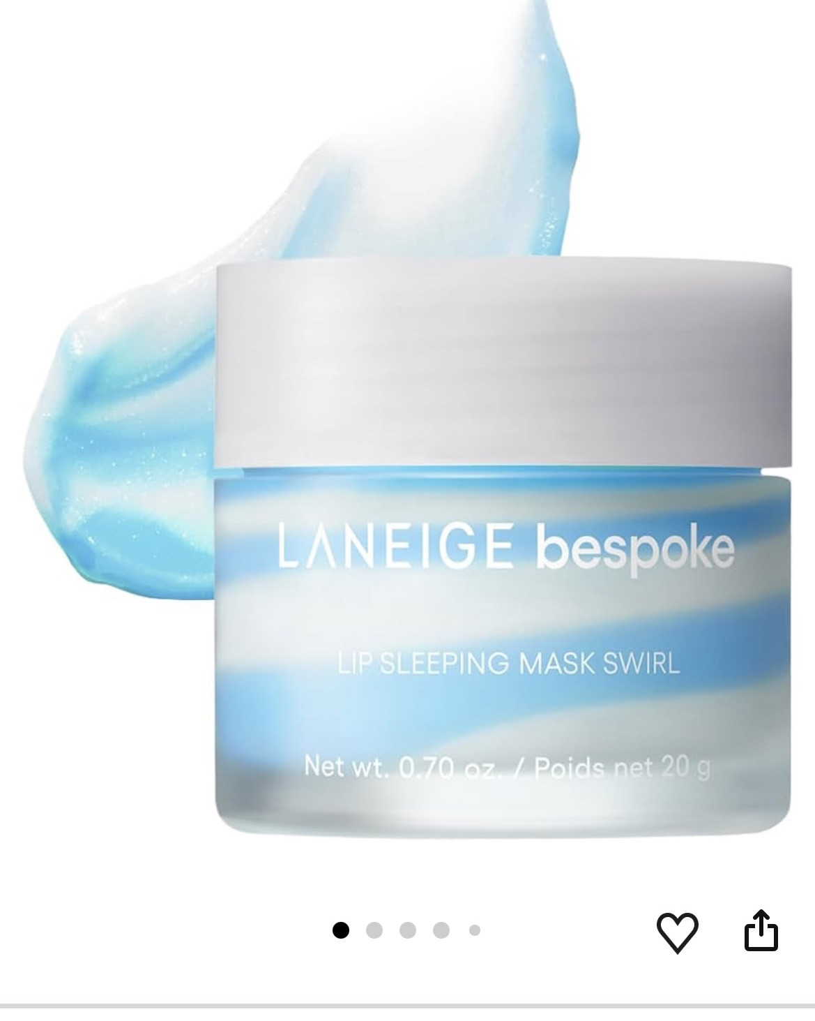 Rebecca is obsessed with Laneige’s new customizable 2-scent lip sleeping mask swirl. It’s their best-selling lip mask that you can customize before purchasing by choosing between Blue Cream Soda, Champagne, Lemon, Orange, and Sweet Candy to mix. It’s a great little gift for teens or tweens, but honestly a fun mini self-care treat for adults too!

#LTKBeauty #LTKselfcare #LTKKids