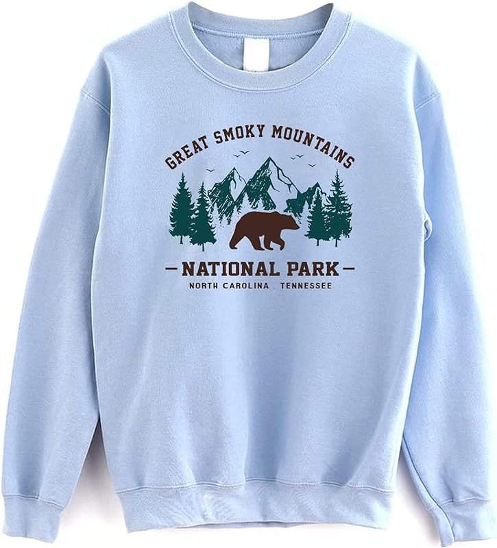 Great Smoky Mountains National Park Sweatshirt - Vintage The Mountain Bear Sweater | Amazon (US)