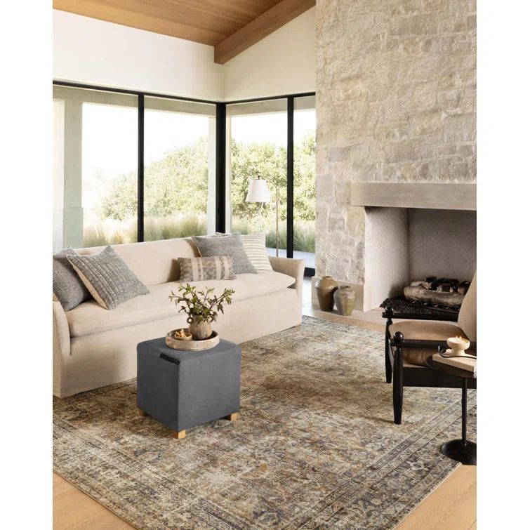 Amber Lewis x Loloi Morgan Sunset / Ink Area Rug feat. CloudPile | Wayfair North America